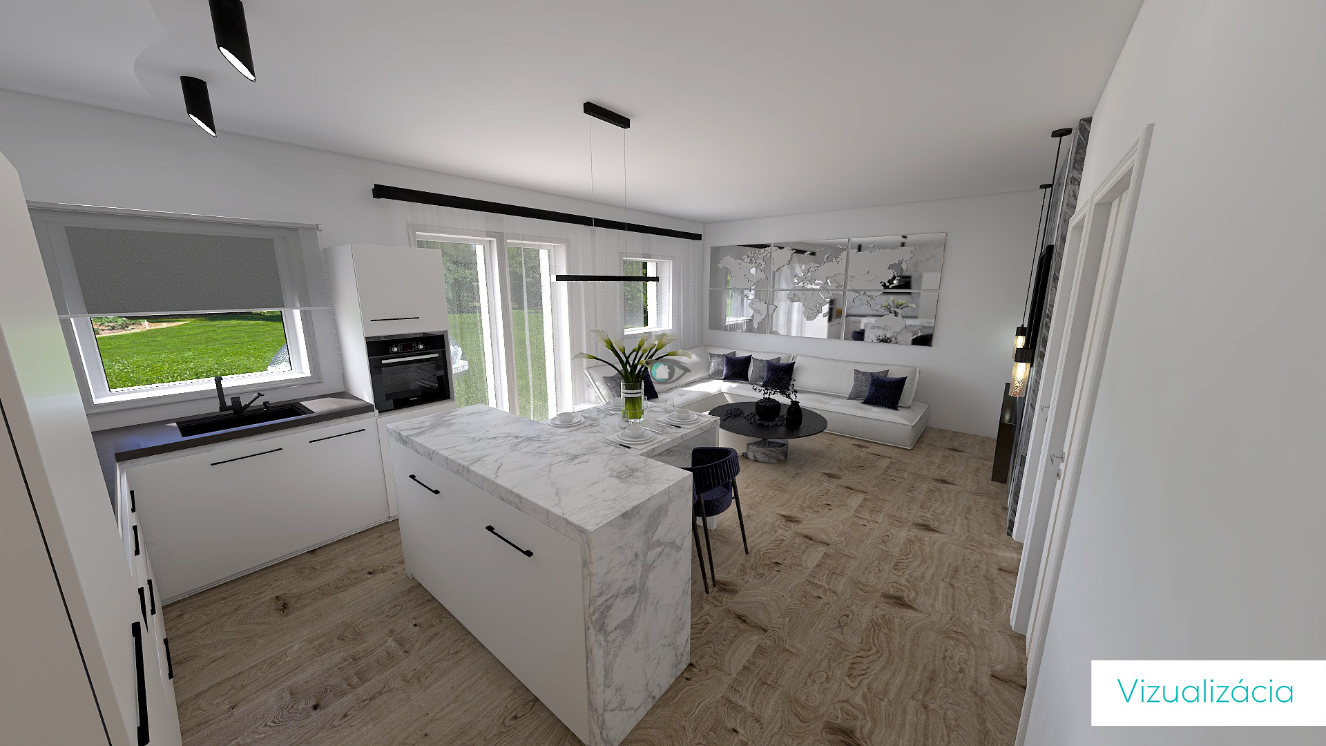 Novostavba 3 izbového bytu s terasou a predzáhradkou, A1 Somotor