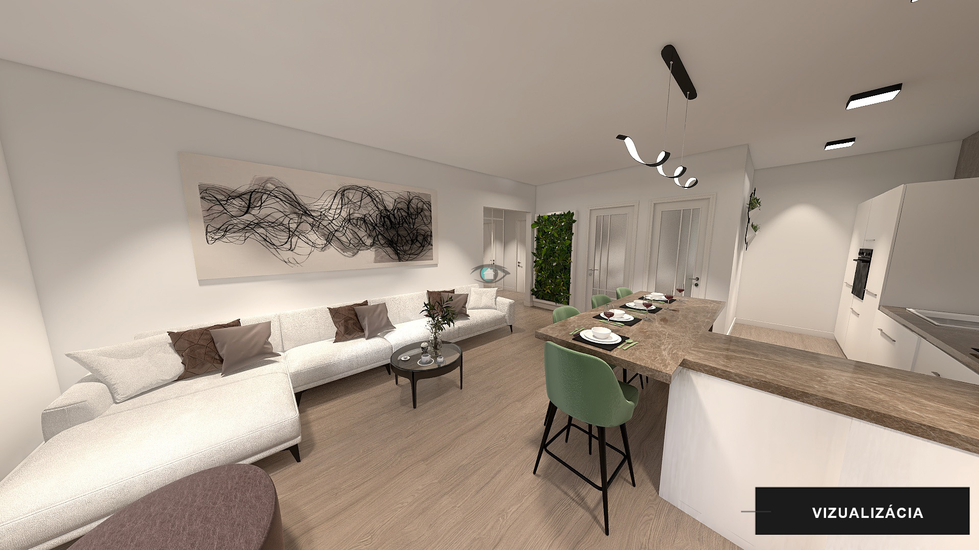 Novostavba 3 izbového bytu s predzáhradkou, B1 Somotor