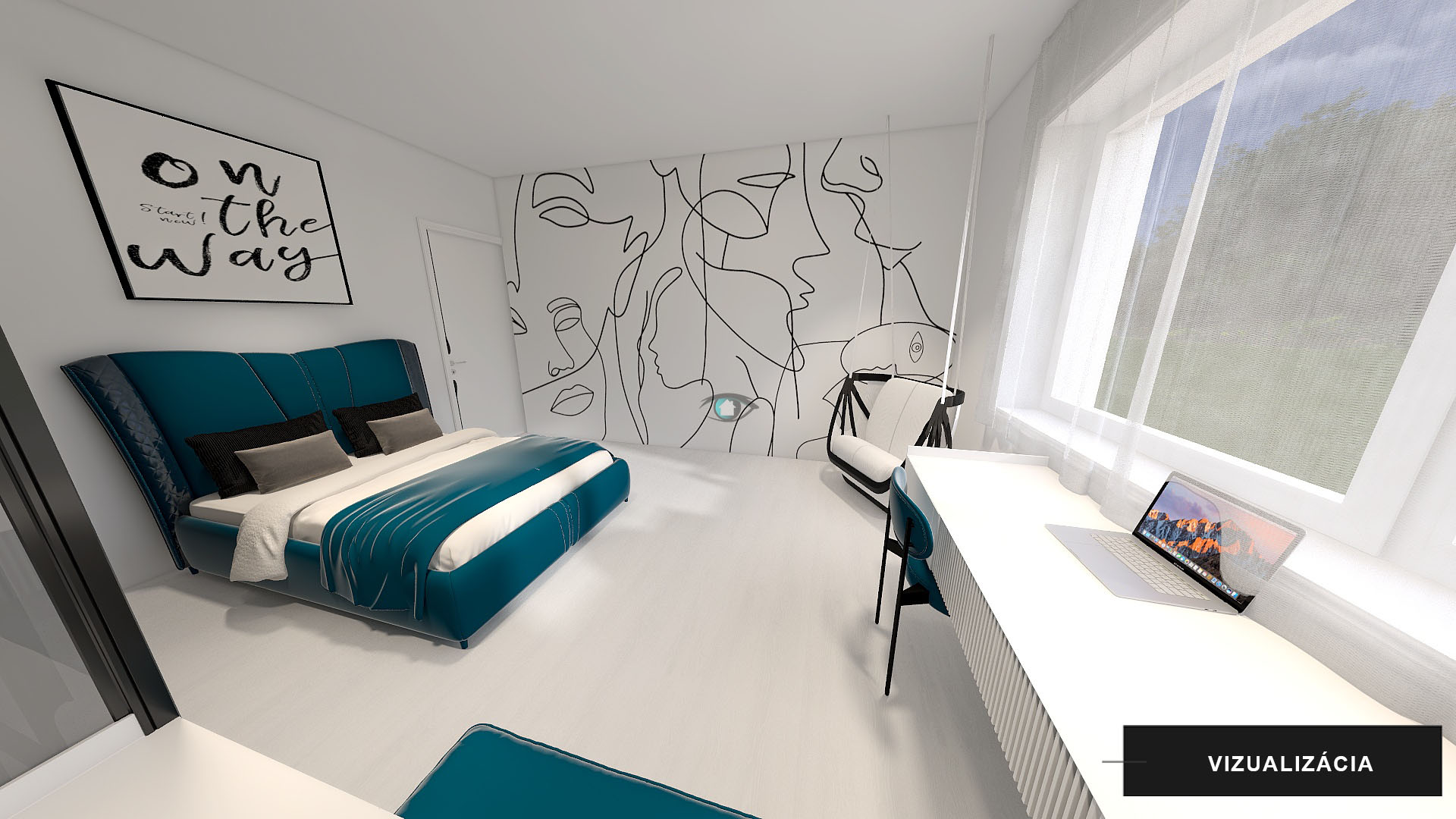 Novostavba 4 izbového bytu s terasou + terasa, B2 Somotor