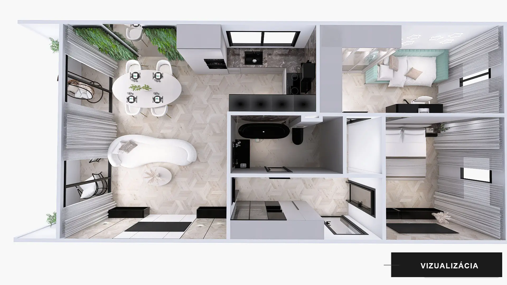 Na predaj 3-izbový pražský byt, Ružová ulica – Západ