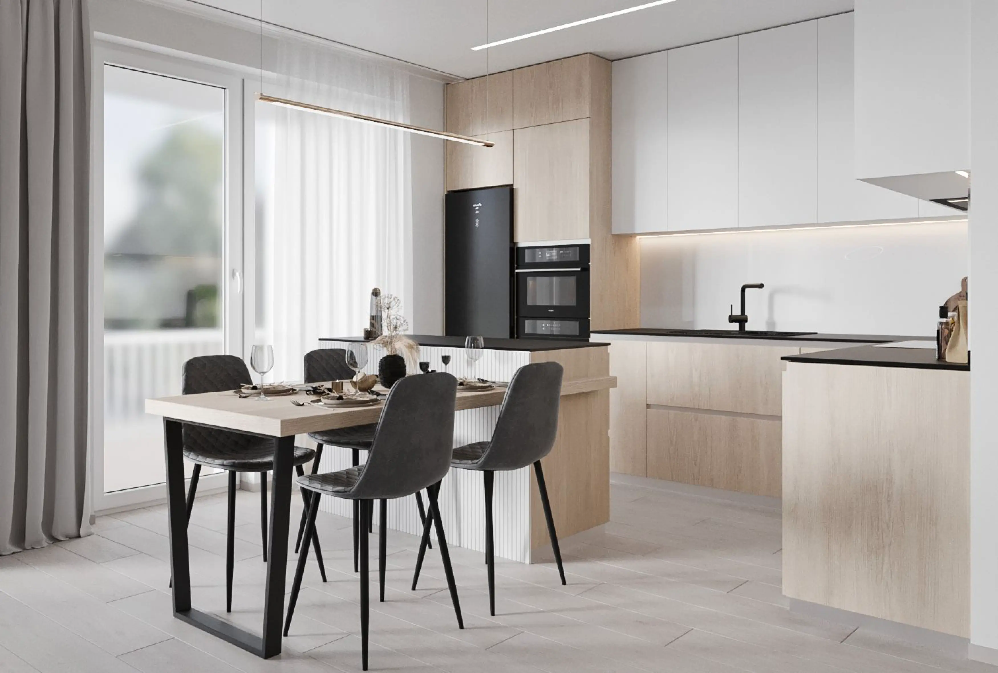 PREDANÉ, Nová terasa III., 3 izbový byt, 77,4 m2+59,2 m2