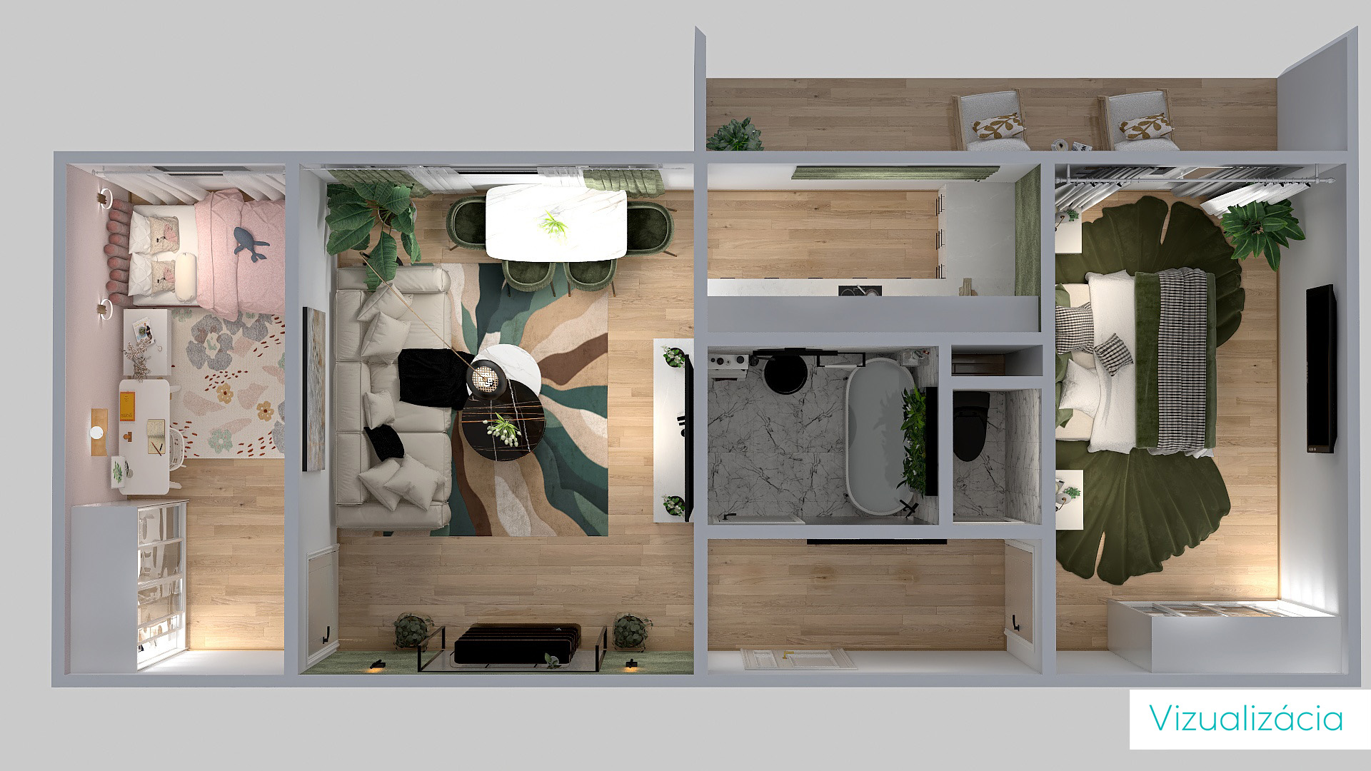 Na predaj 3 izbový byt pri Galérii, loggia, Poľovnícka