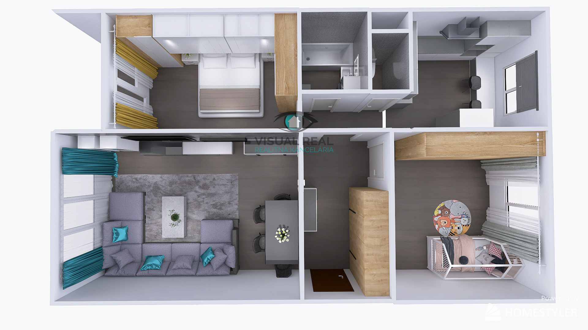 REZERVOVANÉ - 3 izbový byt s loggiou 82 m2, Hemerková -KVP