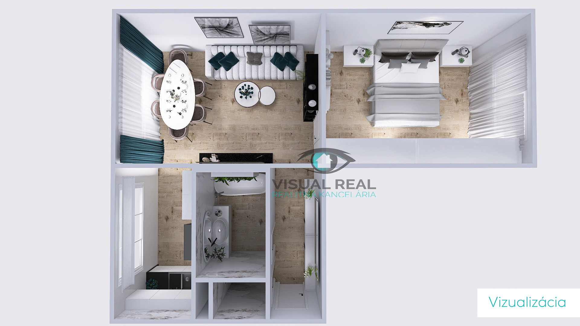 PREDANÉ Na predaj 2 izbový byt s VÝHĽADOM, 49m2, Ladožská
